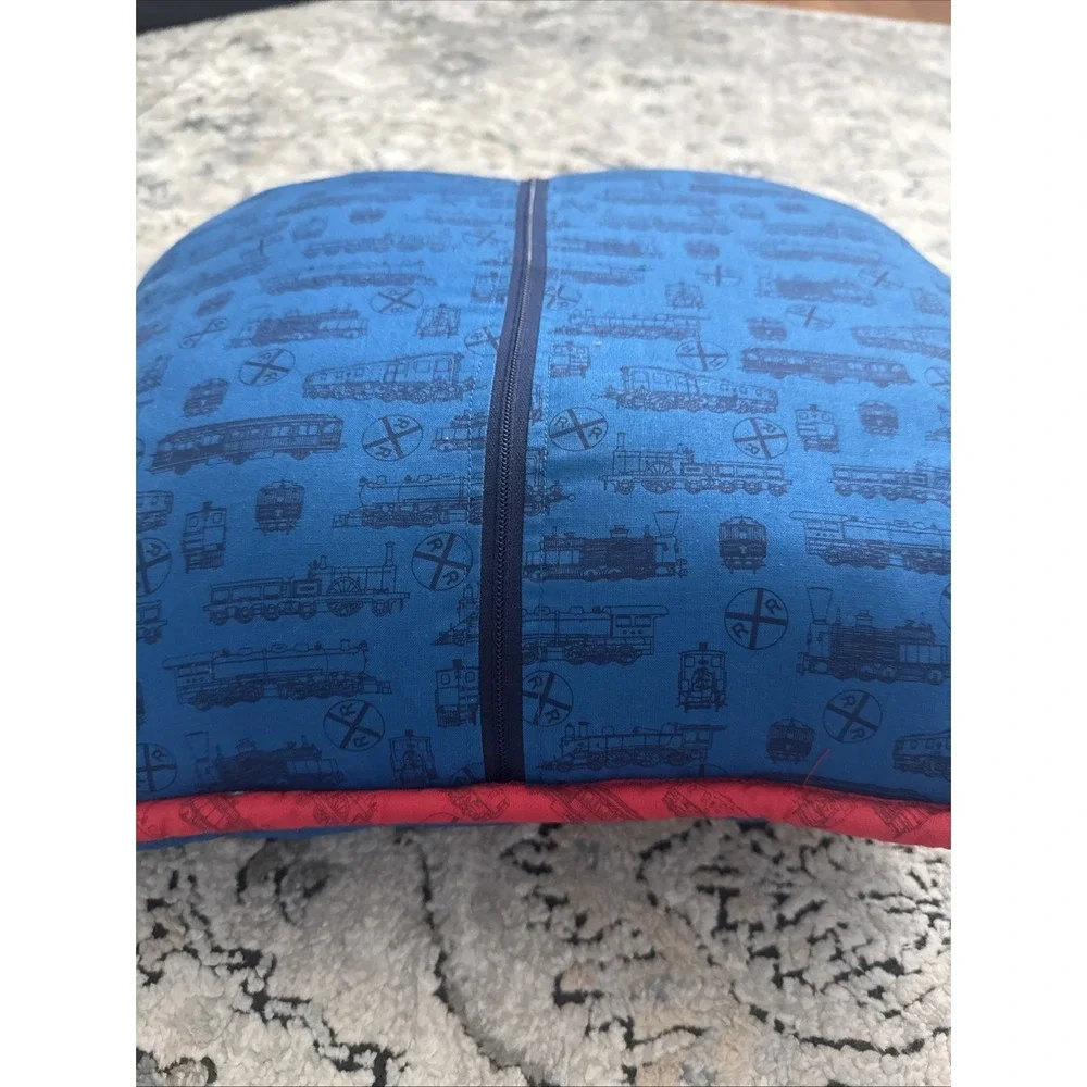 Vintage Handmade Atchison, Topeka and Santa Fe Railway (AT&SF) Train Pillow 16